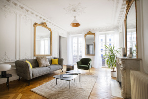 Natural light in a Paris apartment for rent