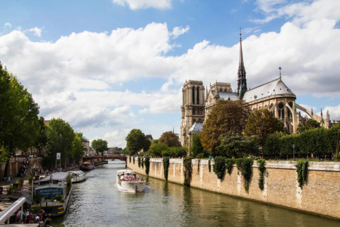 Seine river banks