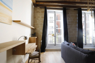Bureau modulable appartement meublé Paris
