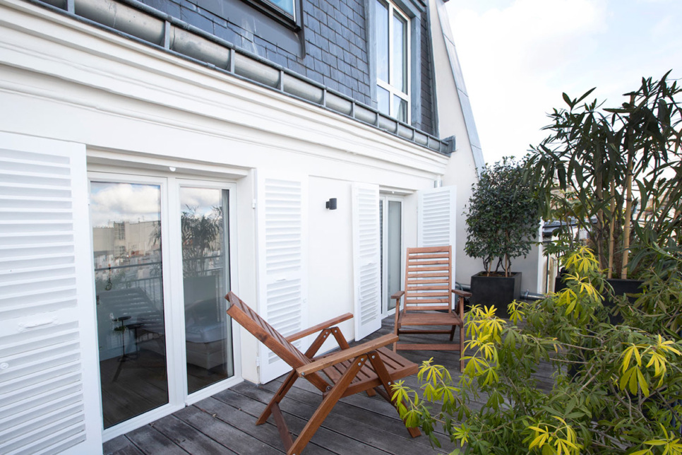 Appartement avec terrasse en plein cœur de Paris