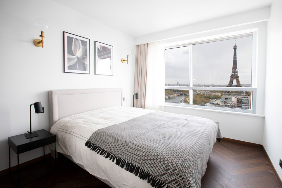 Location meublée avec vue imprenable sur la Tour Eiffel