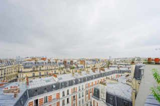 Top floors of many Parisian buildings