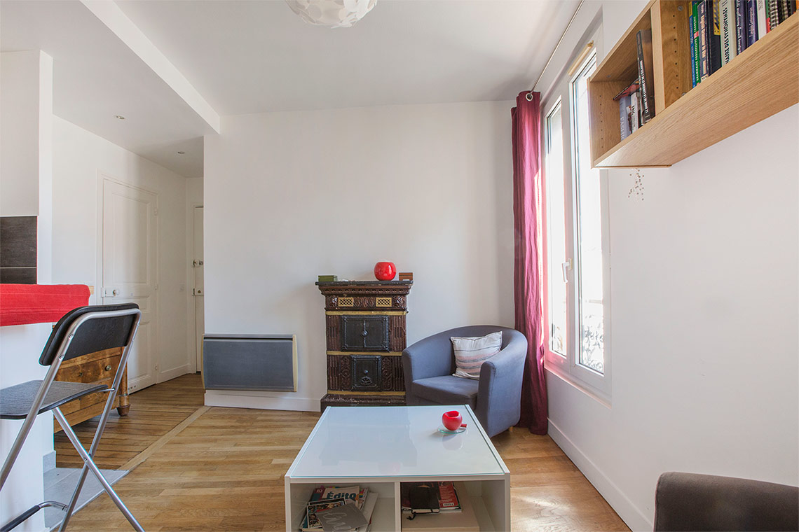 Furnished Apartment for rent Rue Francoeur, Paris Ref 11397