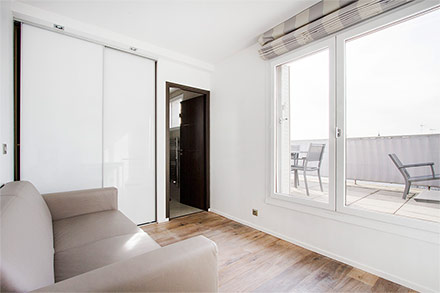 location appartement meublé de 85 m2 square ornano à paris